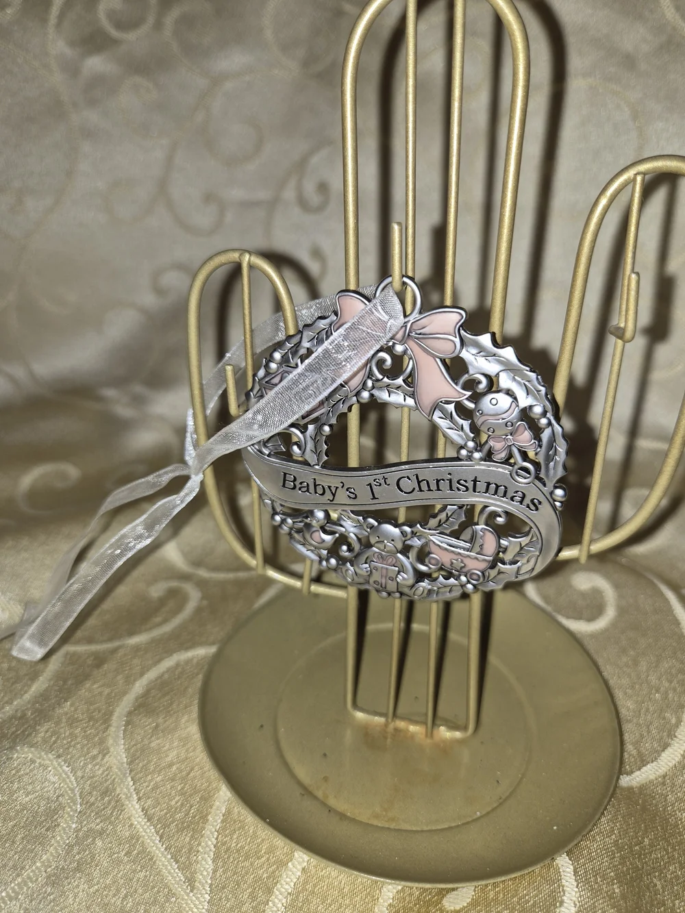 Ganz Baby's First Christmas ornament